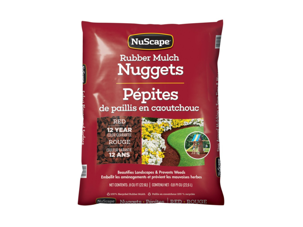 Rubber Mulch Red 22.6L Bag