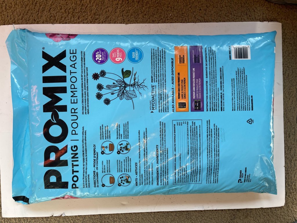 ProMix Potting Soil 28.3L bag