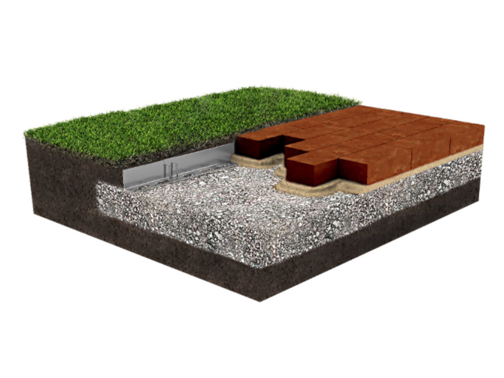 Permaloc - BrickBlock Aluminum Paver Restraint