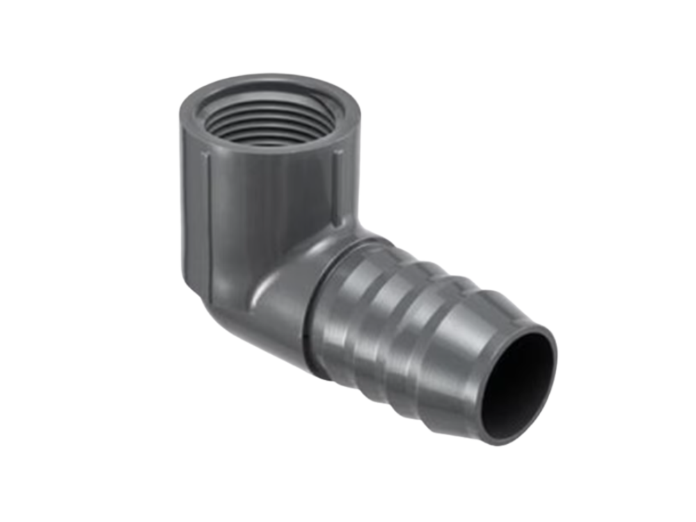 1 in. x 1/2 in. 90 Degree Red Elbow Insert X Fpt Poly Fitting